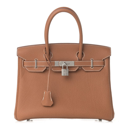 Hermes Togo Birkin 30 Gold 1 of 9