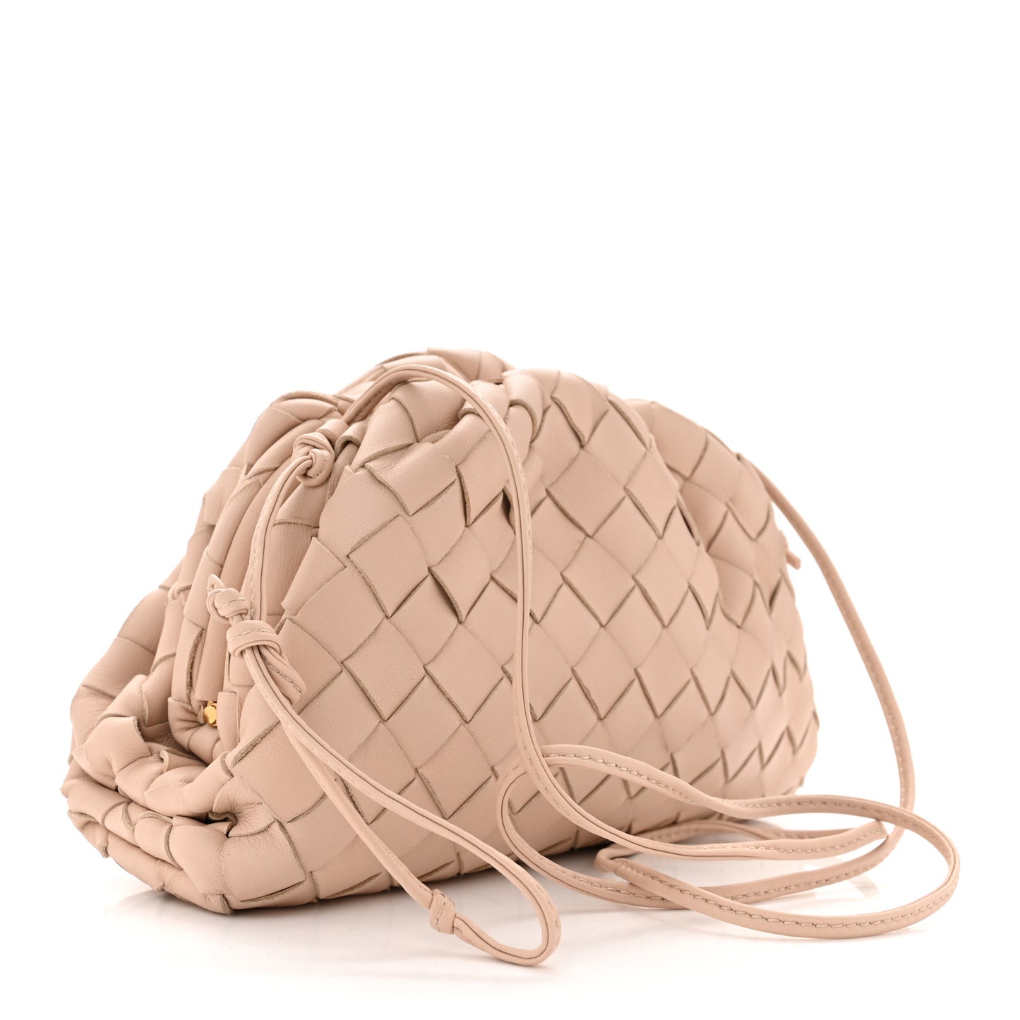 Nappa Intrecciato The Mini Pouch Almond