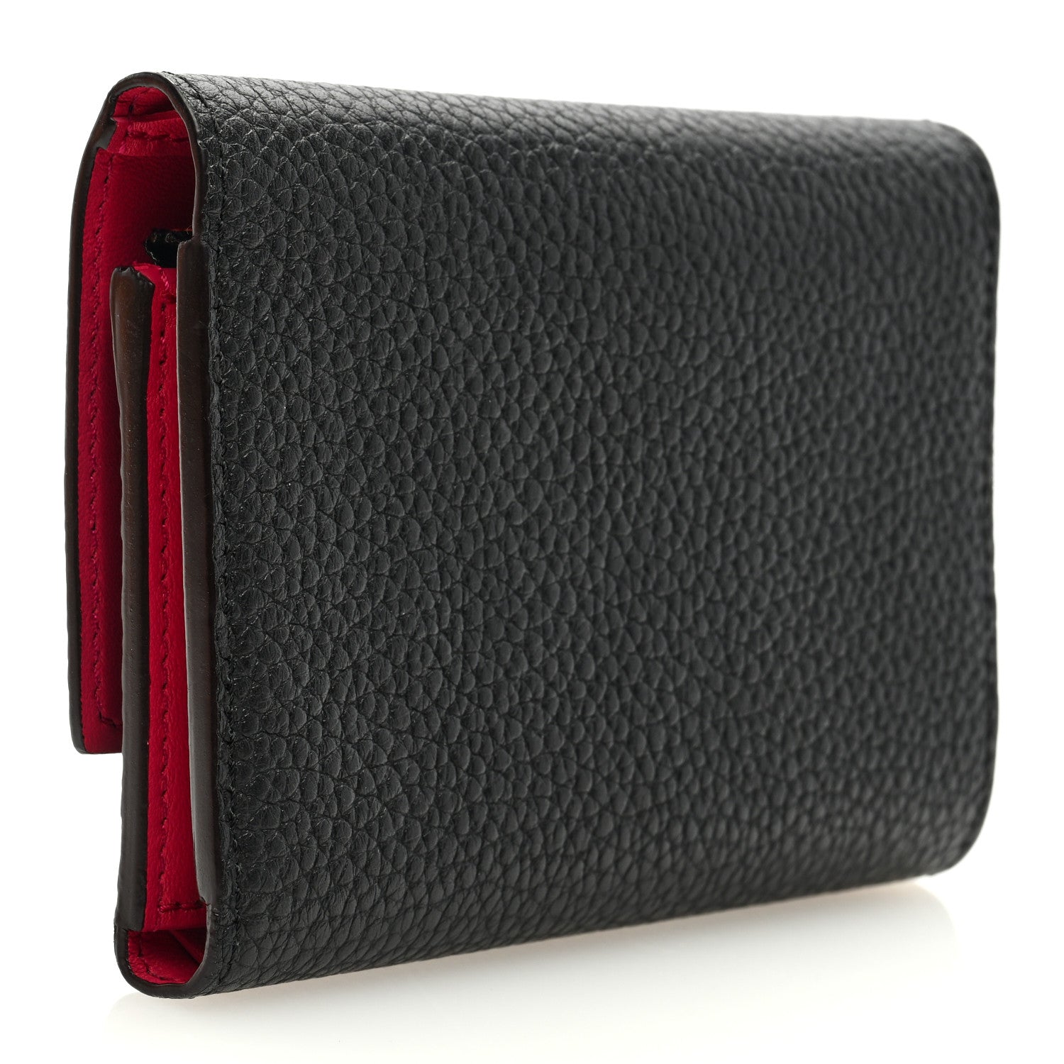 Louis Vuitton Taurillon Capucines Compact Wallet Black 3 of 7