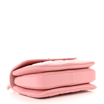 Chanel Lambskin Quilted Small Trendy CC Flap Dual Handle Bag Pink 4 of 11