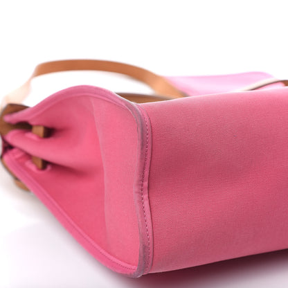Hermes Vache Hunter Toile Herbag Zip 31 PM Rose Lipstick 17 of 18