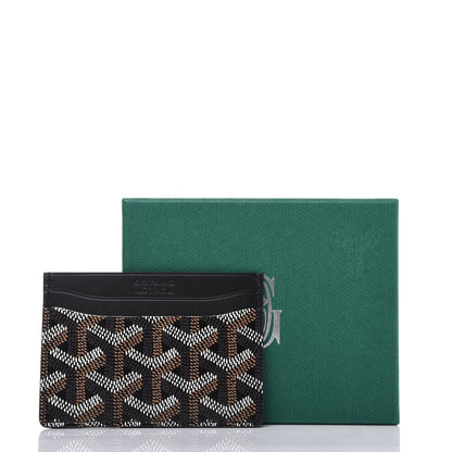 Goyard Goyardine Saint Sulpice Card Holder Black 9 of 9