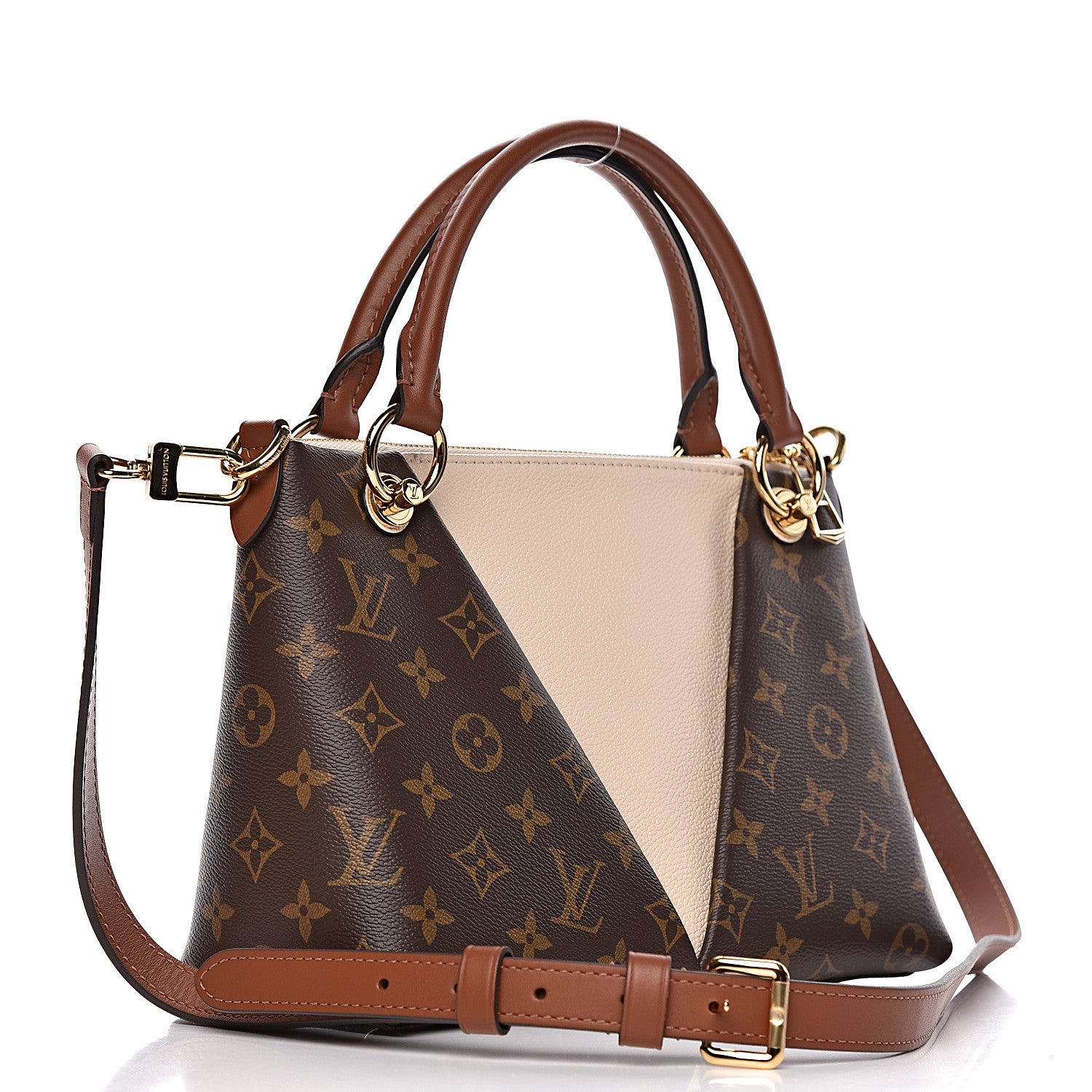 Louis Vuitton Monogram V Tote BB Creme 4 of 11