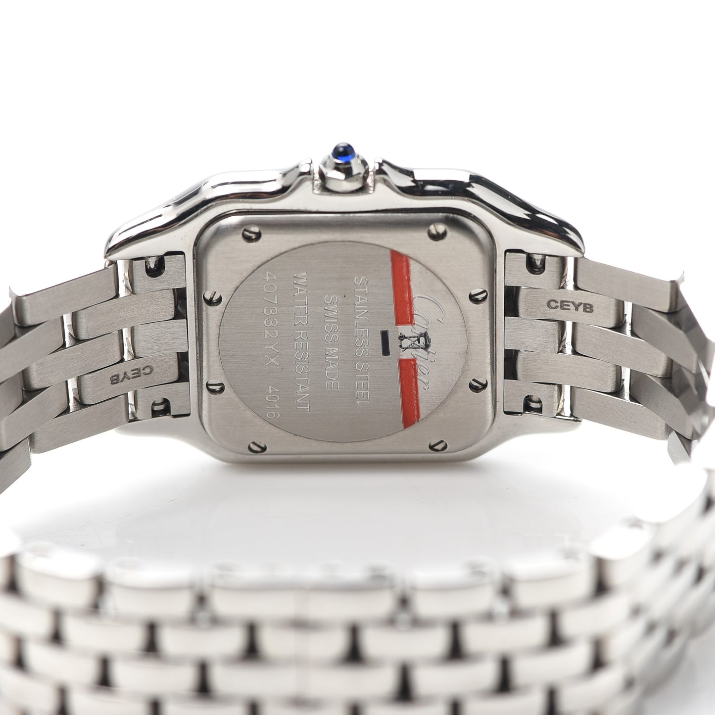 Stainless Steel Diamond 27mm Panthere Quartz Watch