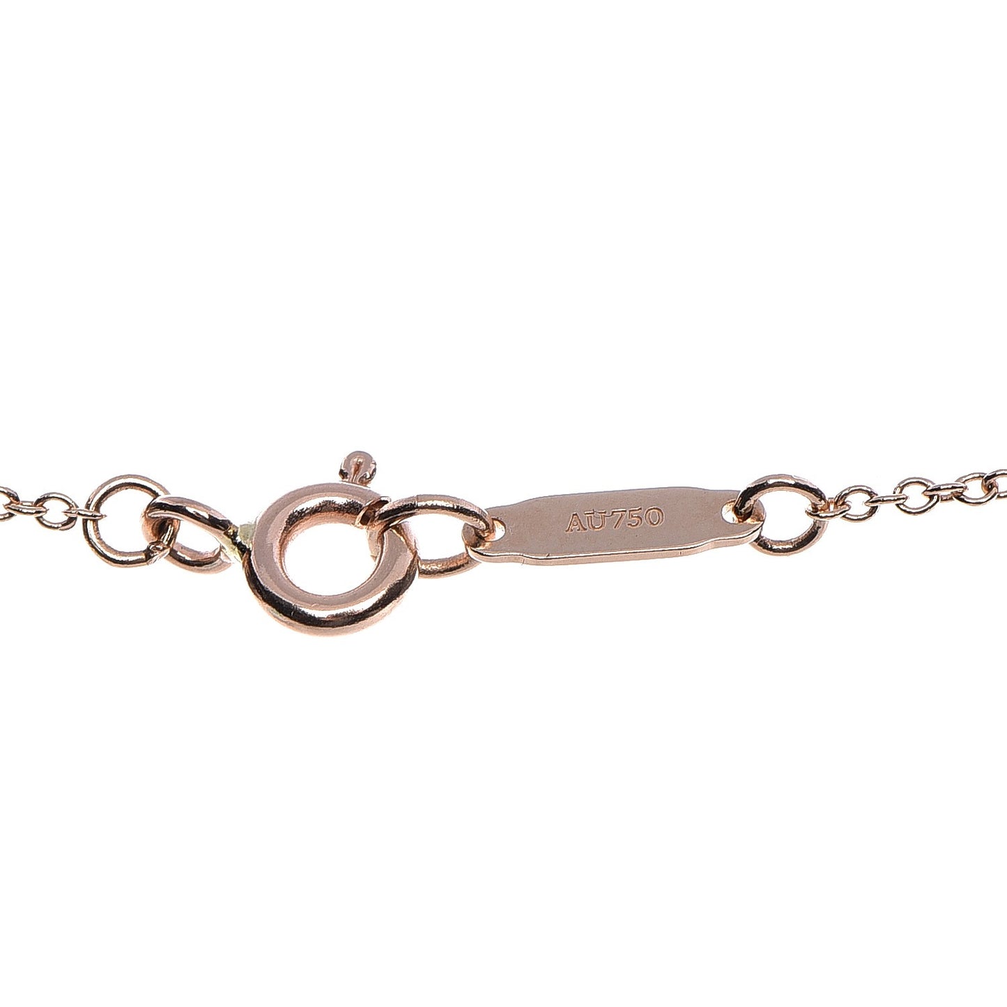 18K Rose Gold Mini Bow Pendant Necklace