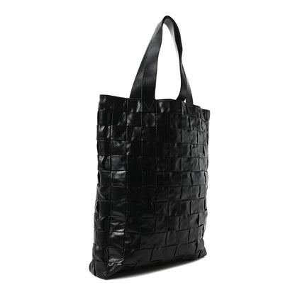 Bottega Veneta Paper Calfskin Maxi Intrecciato Cassette Tote Black 3 of 10