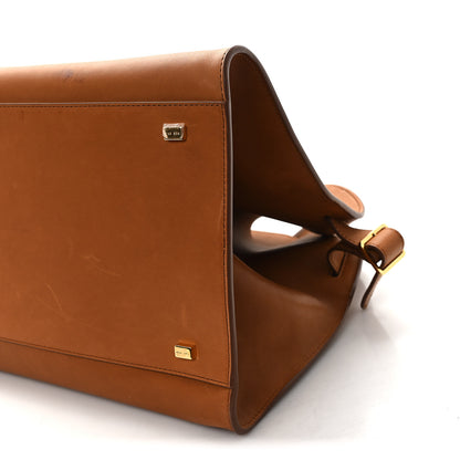 The Row Polished Saddle Calfskin Soft Margaux 15 Cuir 9 of 9