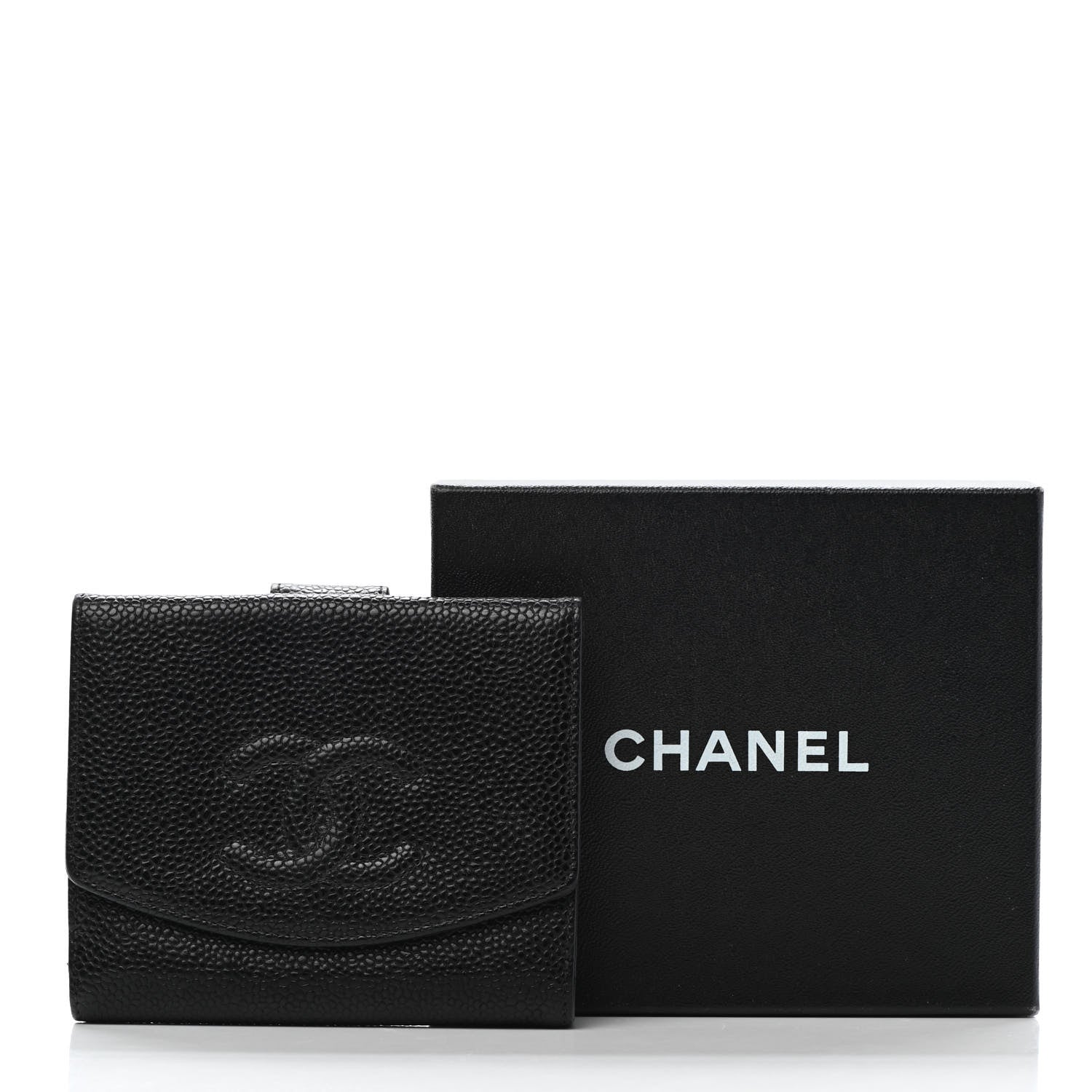 Chanel Caviar Timeless CC Flap Wallet Black 9 of 9