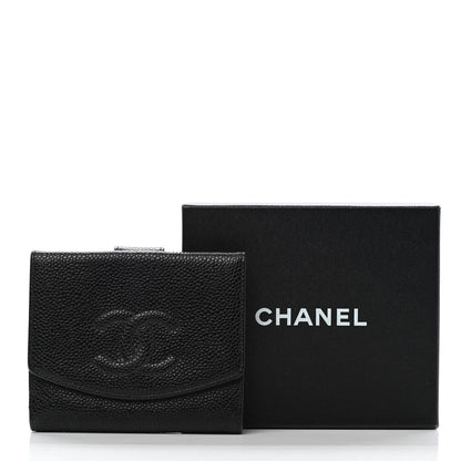 Chanel Caviar Timeless CC Flap Wallet Black 9 of 9