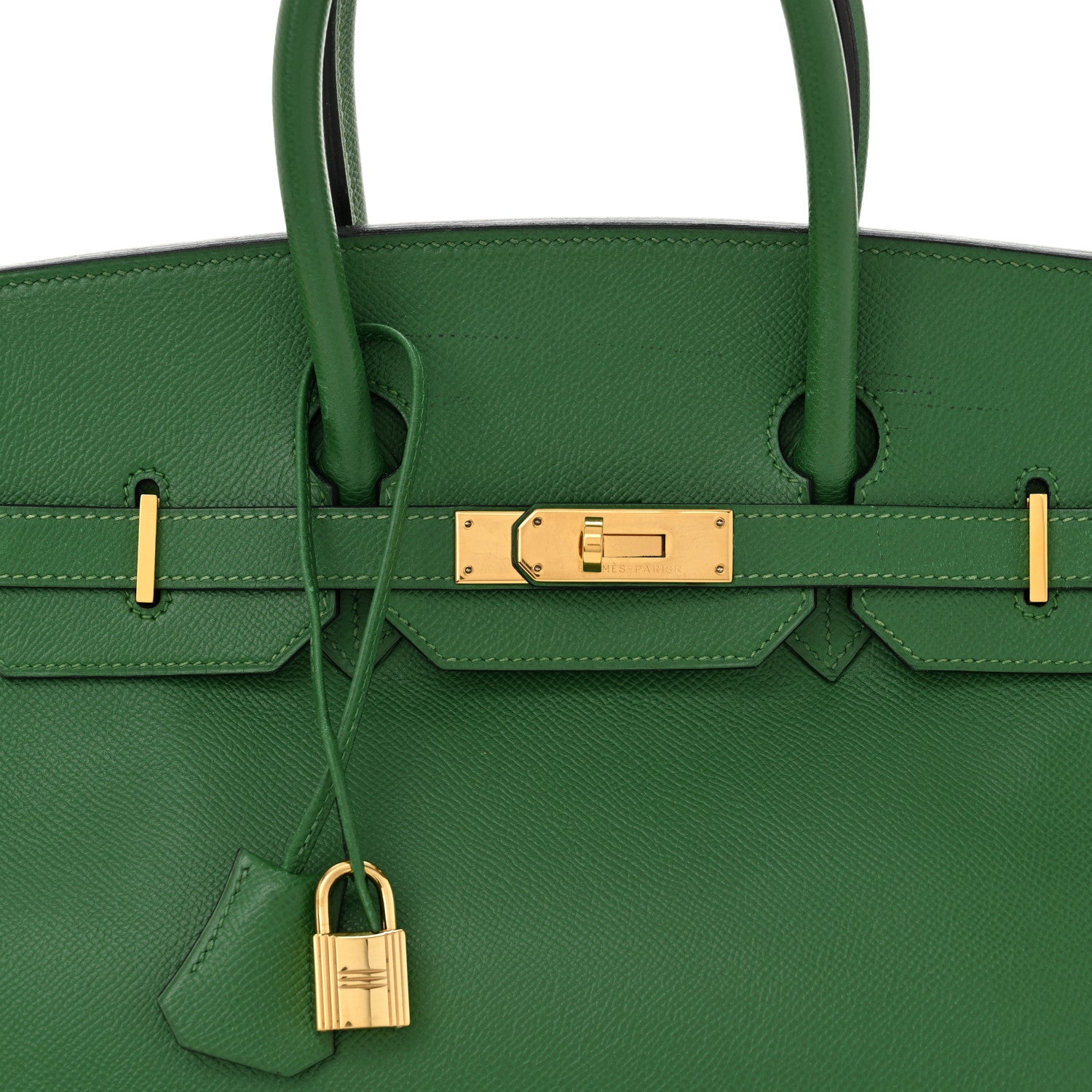 Hermes Courchevel Birkin 35 Vert Clair 8 of 16