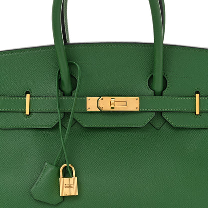 Hermes Courchevel Birkin 35 Vert Clair 8 of 16