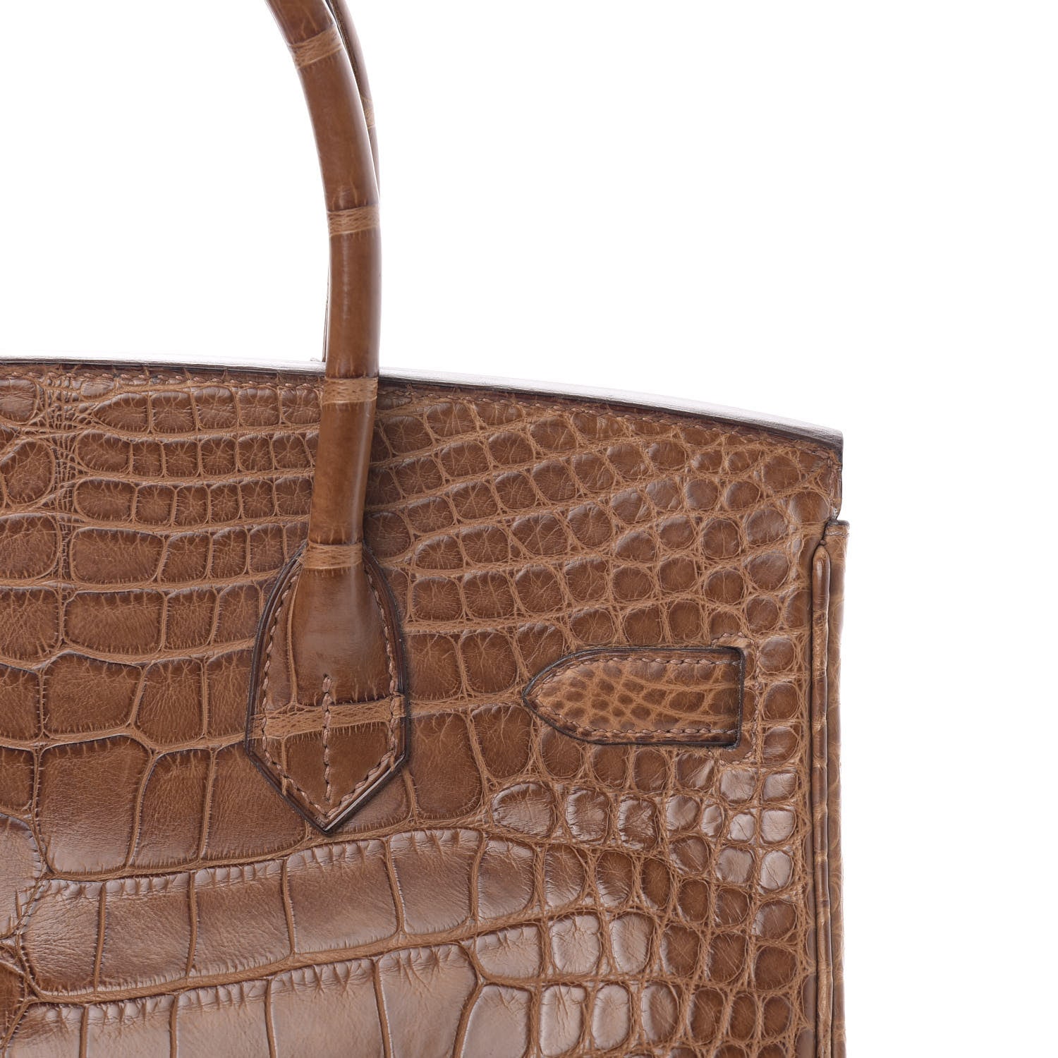 Hermes Matte Alligator Birkin 30 Alezan 15 of 29