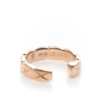 Chanel 18K Beige White Gold Diamond Coco Crush Ear Cuff Earrings 5 of 6