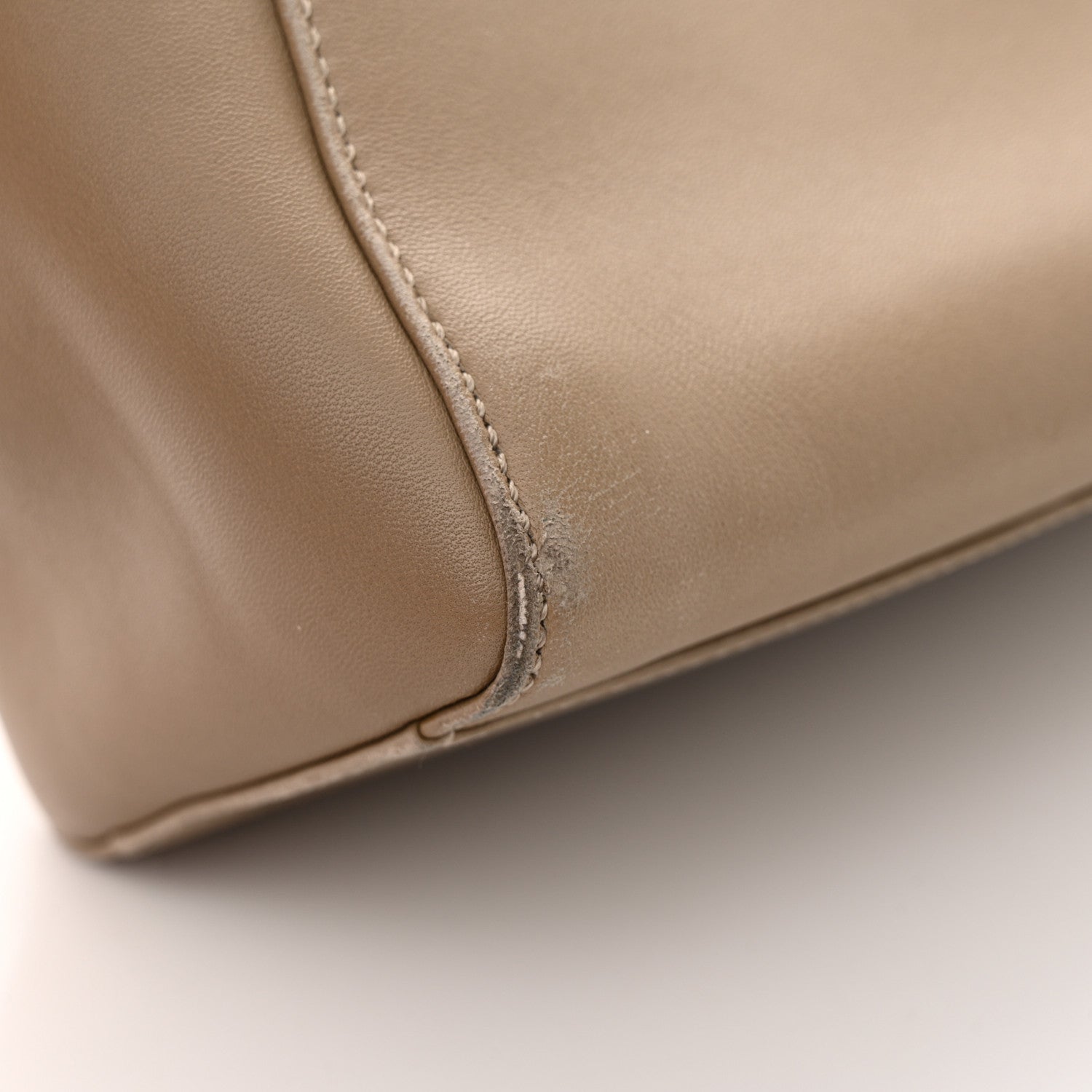 Fendi Nappa Mini Peekaboo Iconic Satchel Tortora 12 of 14