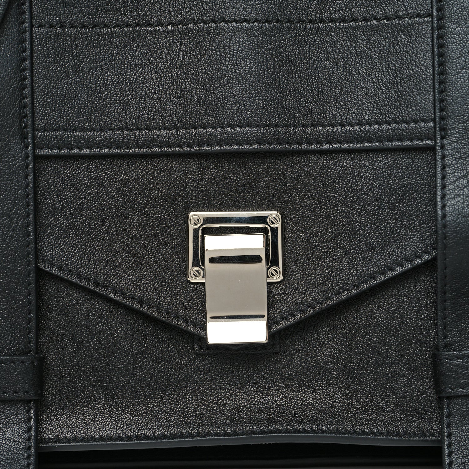 Proenza Schouler Lambskin Medium PS1 Satchel Black 7 of 14