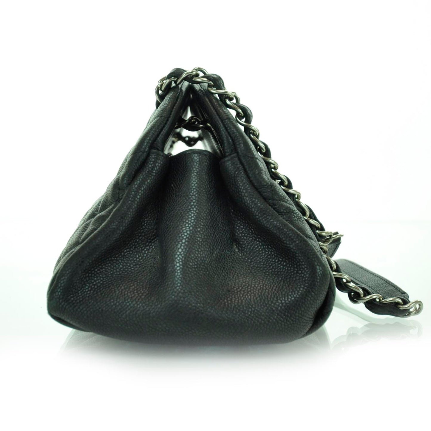 Caviar Quilted Medium Just Mademoiselle Black