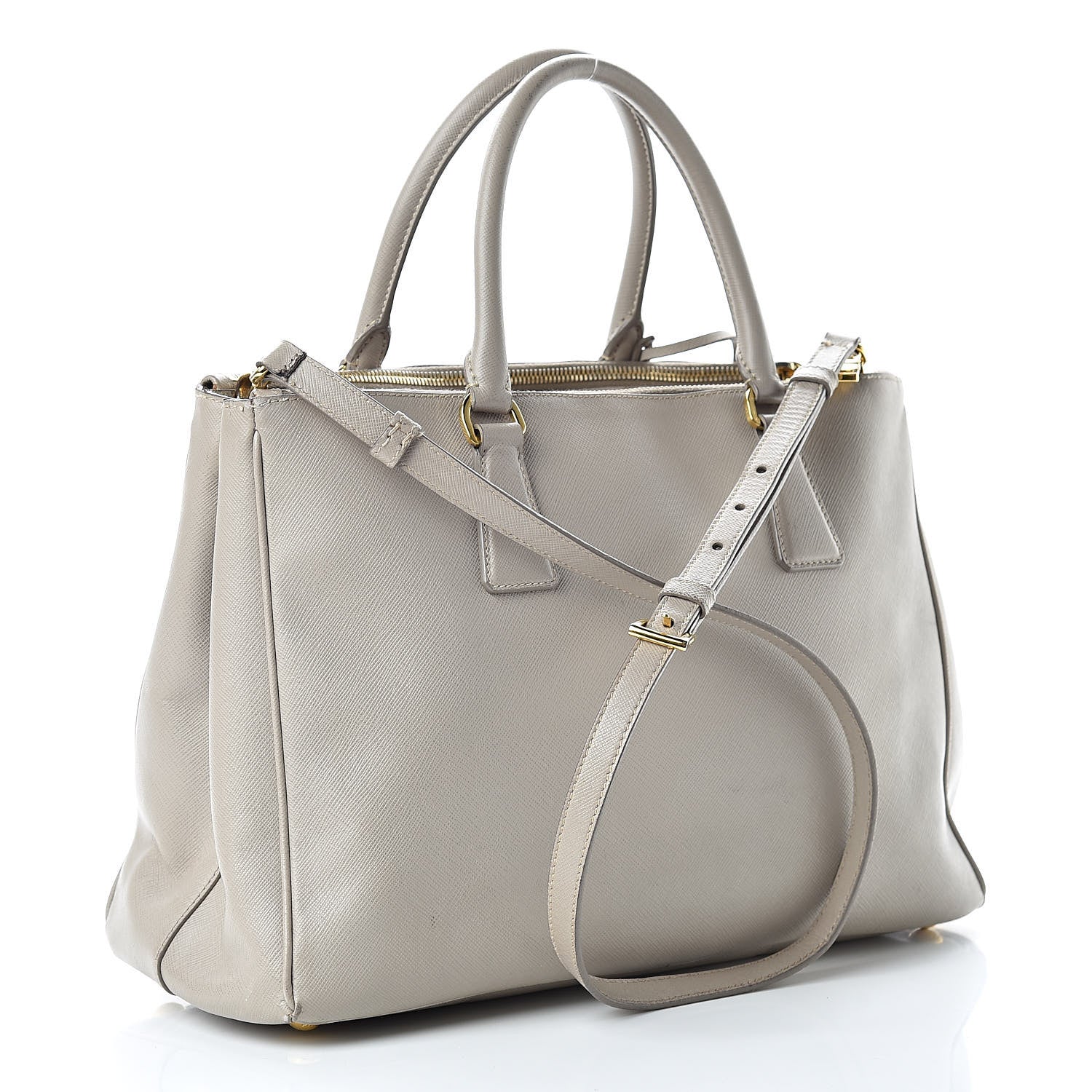 Prada Saffiano Medium Galleria Double Zip Tote Argilla 3 of 23