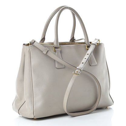 Prada Saffiano Medium Galleria Double Zip Tote Argilla 3 of 23
