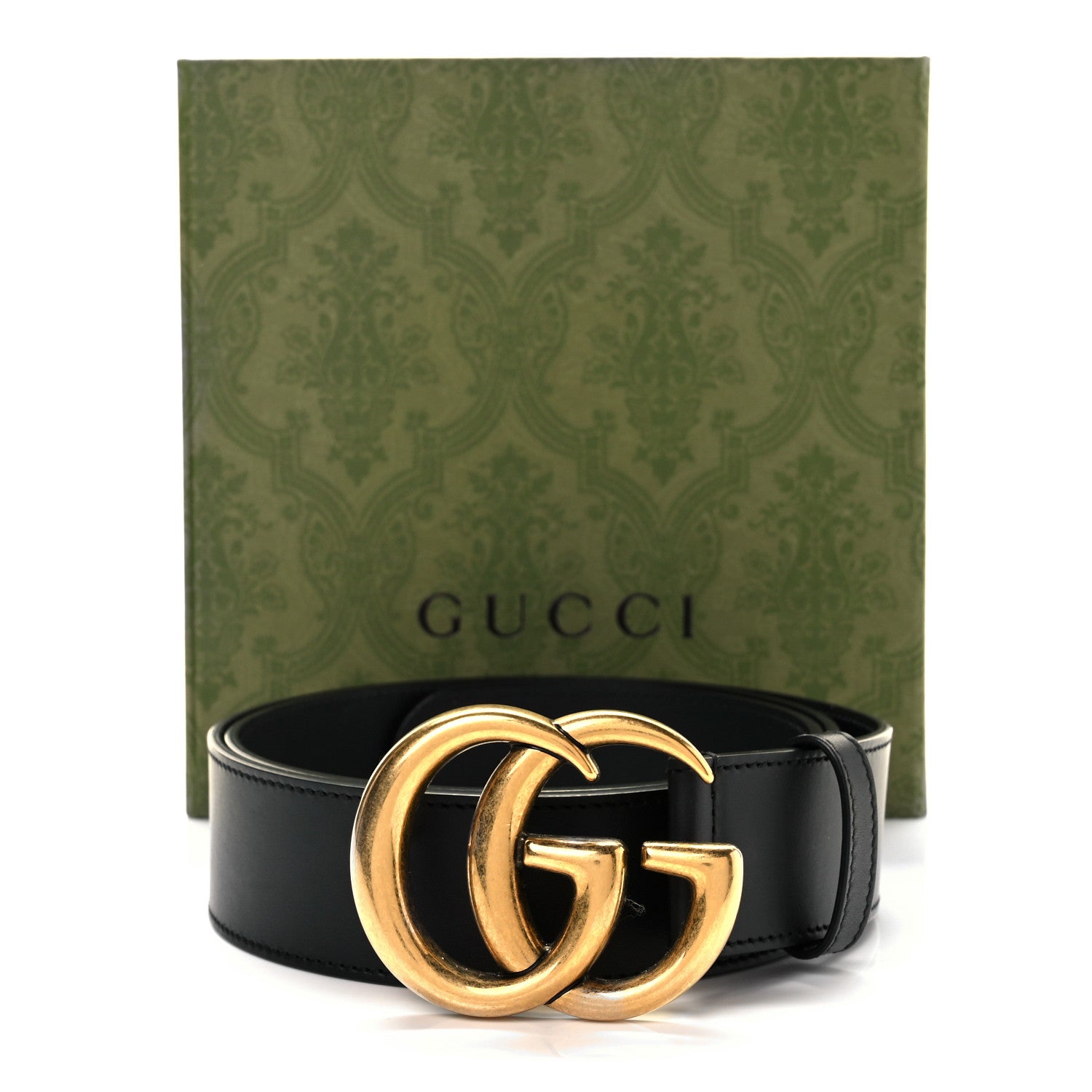 Gucci Calfskin Double G 40mm Belt 95 38 Black 5 of 5