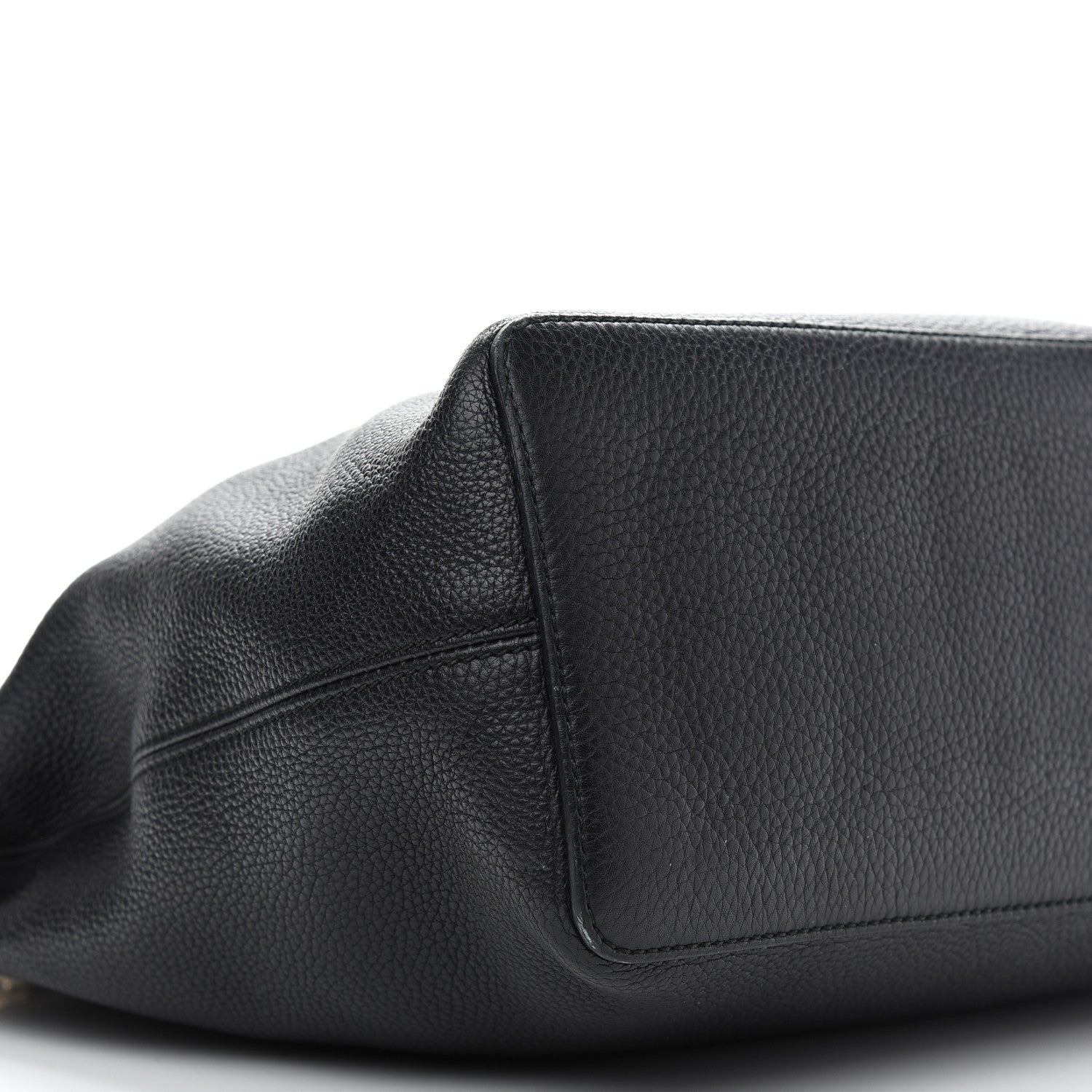 Gucci Pebbled Calfskin Large Soho Hobo Black 8 of 17