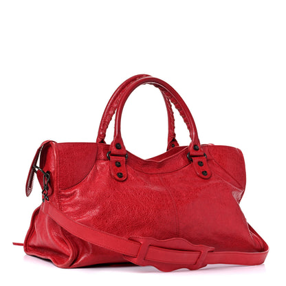 Balenciaga Agneau Classic Hardware Part Time Rouge Coquelicot 3 of 22