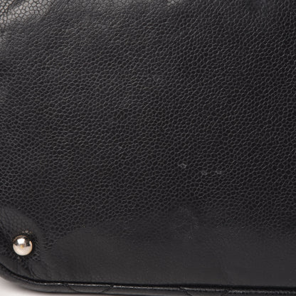 Chanel Caviar Quilted CC Timeless Soft Tote Black 14 of 19
