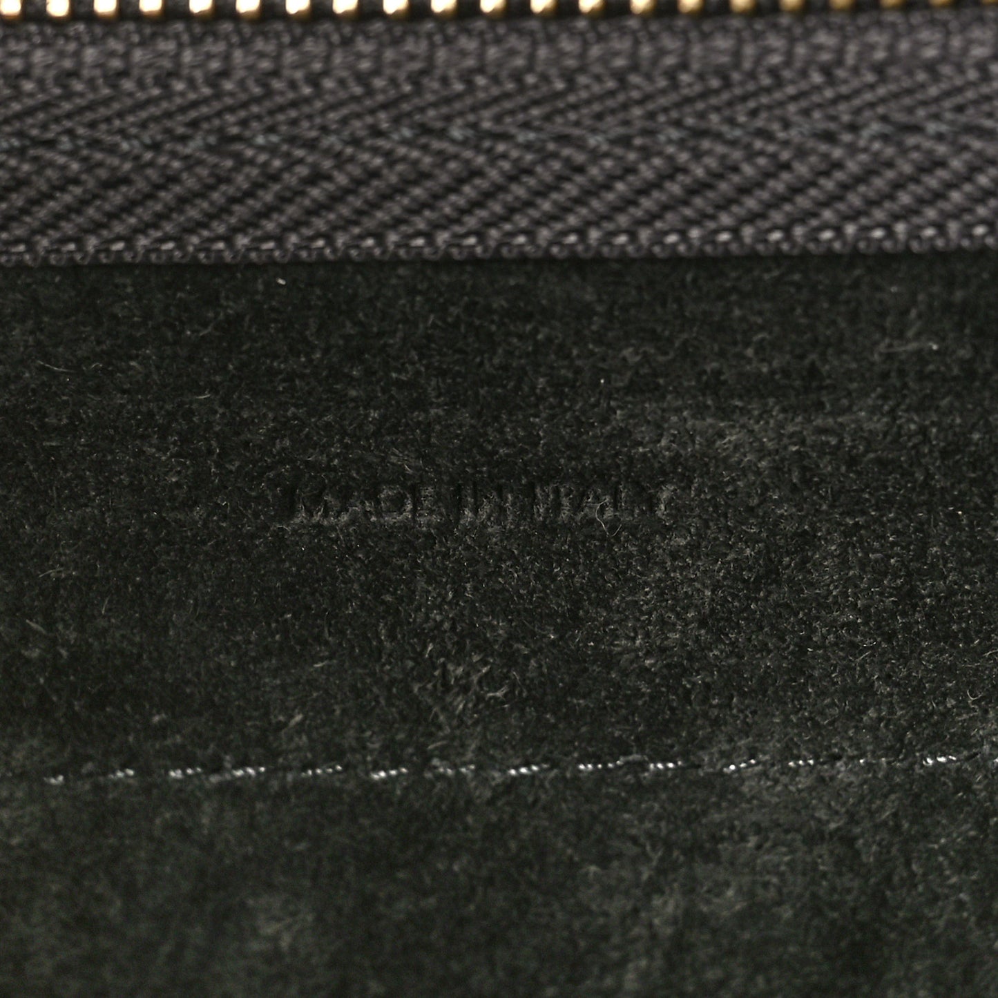 Grained Calfskin Nano Belt Bag Grey
