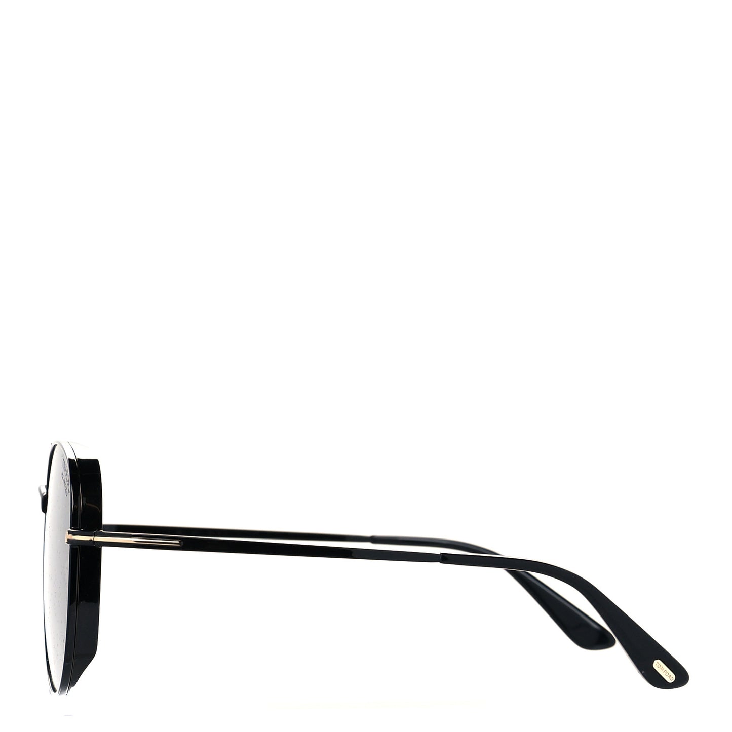 Metal Aviator Sunglasses TF723K Black