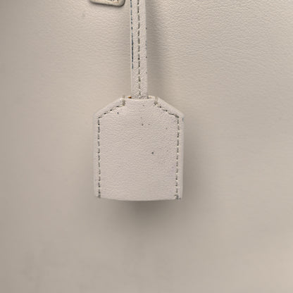 Saint Laurent Calfskin Large Shopping Tote Porcellana 35 of 36