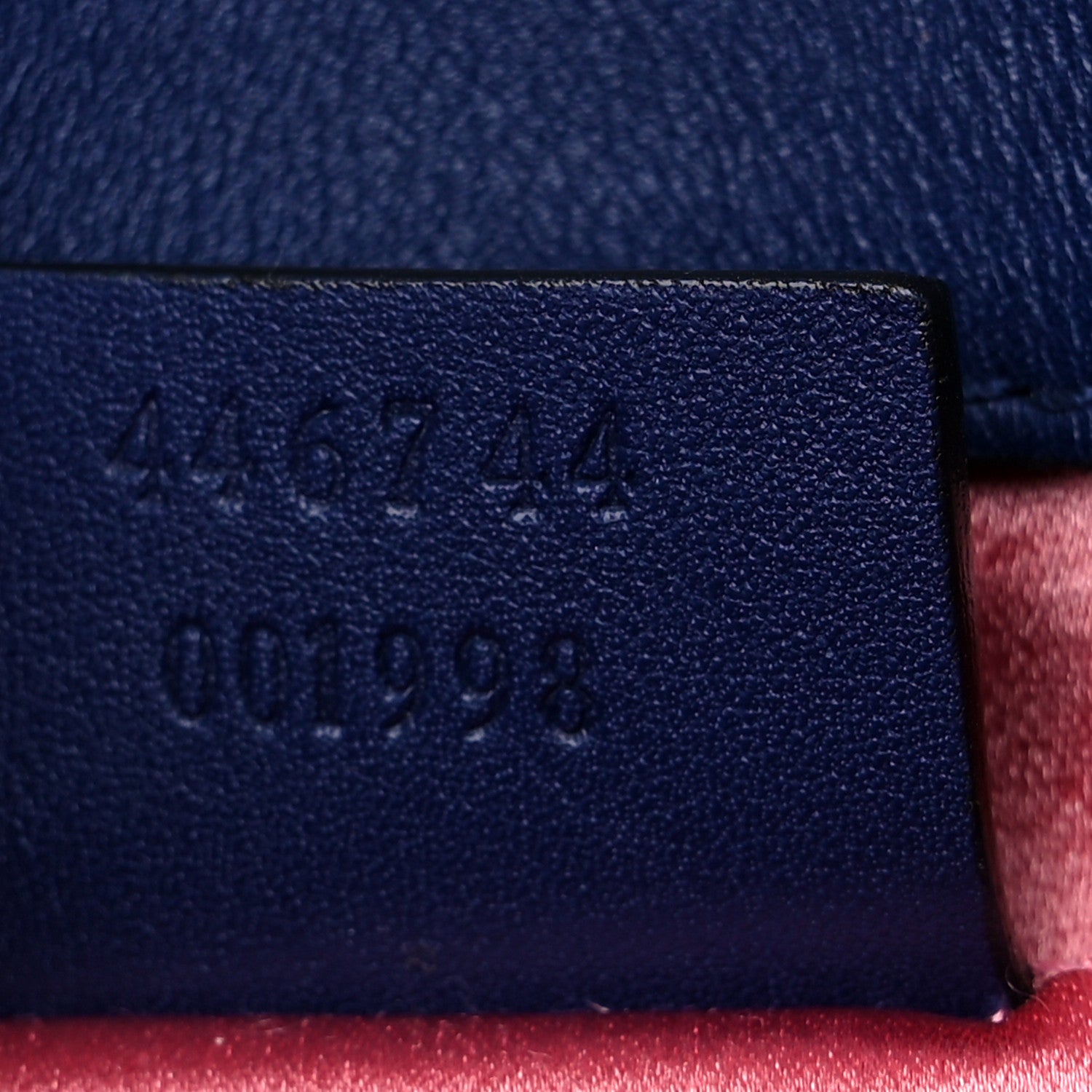 Gucci Velvet Matelasse Mini GG Marmont Shoulder Bag Cobalt Blue 7 of 9