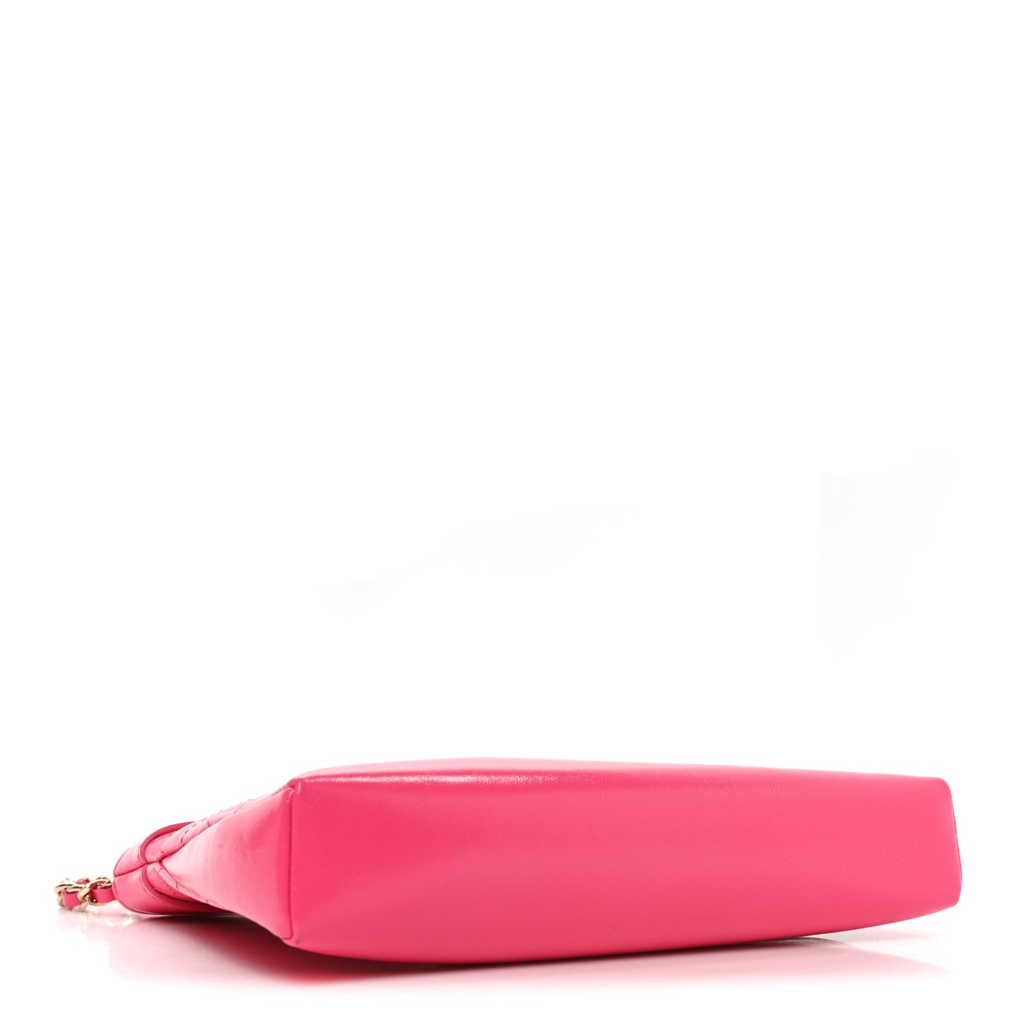 Shiny Crumpled Calfskin Quilted Nano 31 Shopping Bag Pink