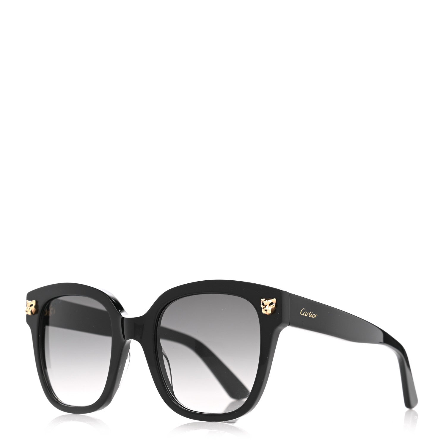 Cartier Panthere De Cartier Sunglasses Black 1 of 8
