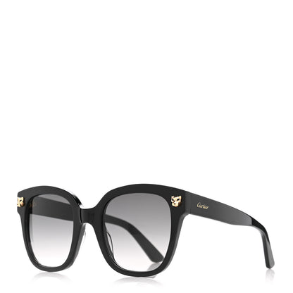 Cartier Panthere De Cartier Sunglasses Black 1 of 8