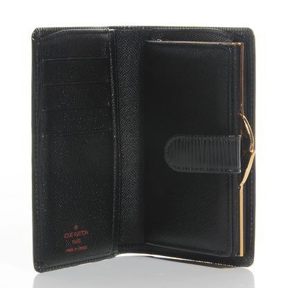 Louis Vuitton Epi French Purse Wallet Black 5 of 8