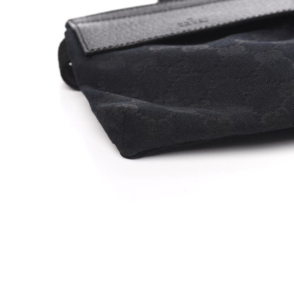 Gucci GG Monogram Double Pocket Belt Bag Black 8 of 10
