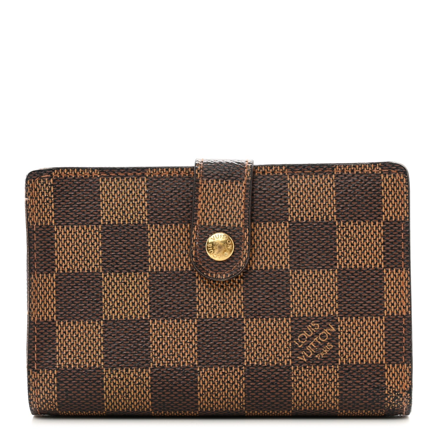 Louis Vuitton Damier Ebene French Purse Wallet 1 of 9