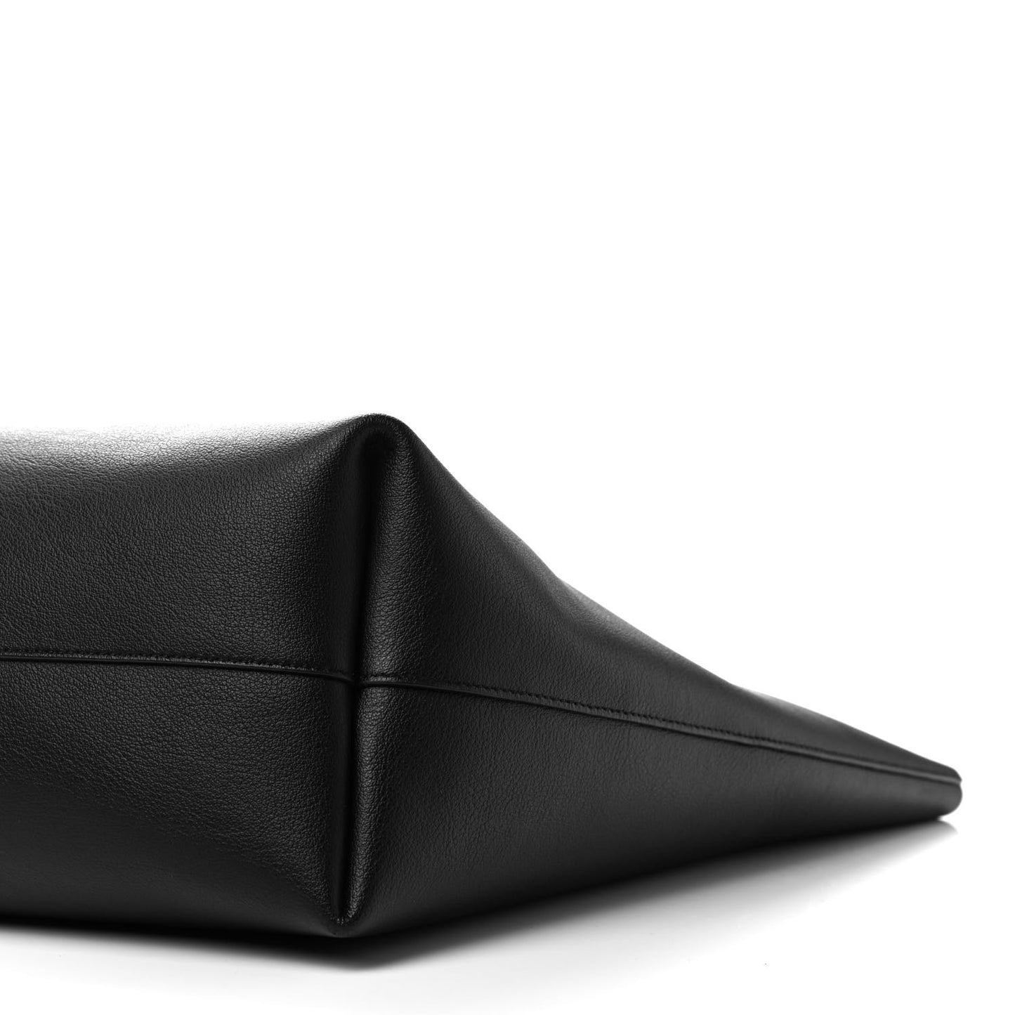 Calfskin Large Shopping Tote Black