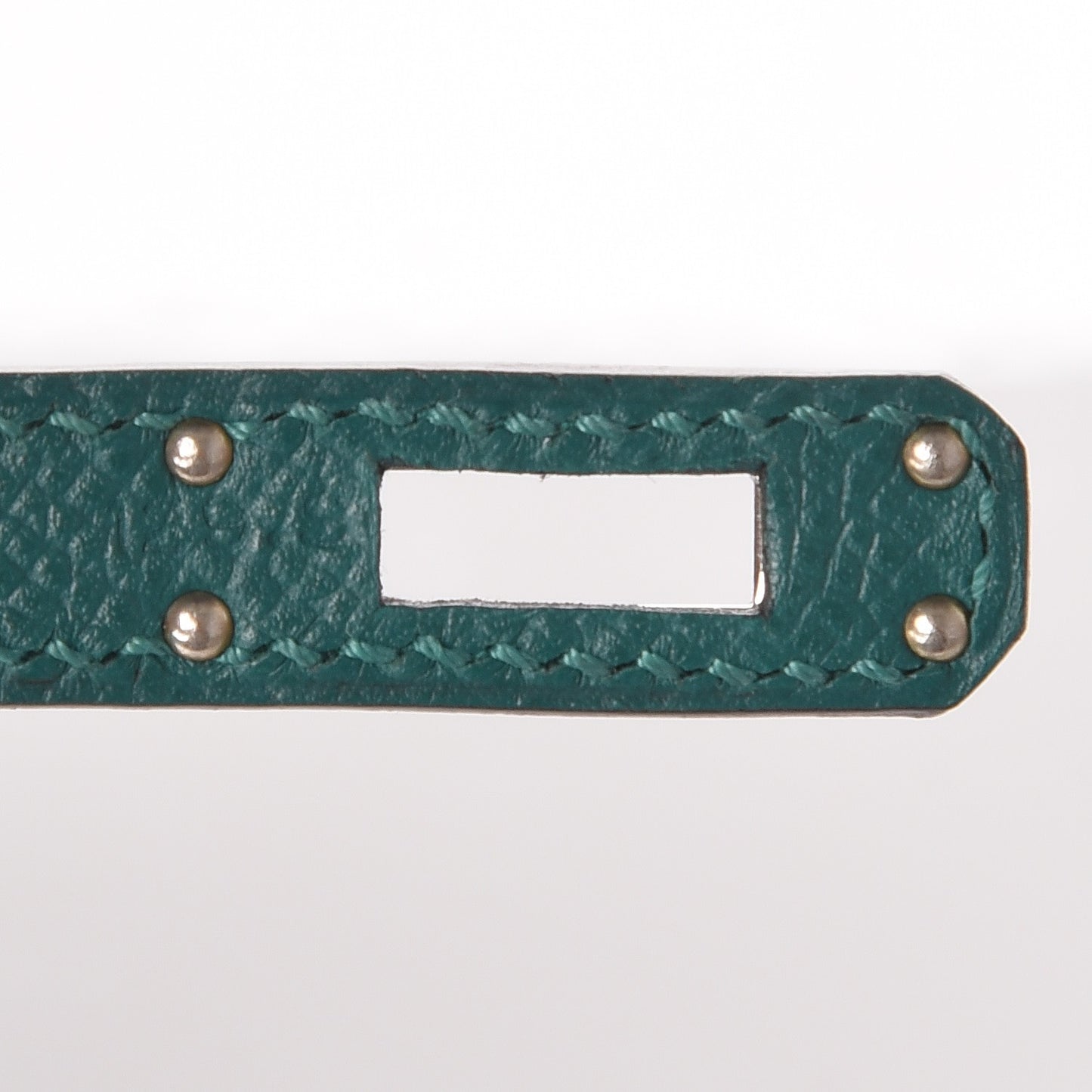 Epsom Kelly Pochette Clutch Malachite