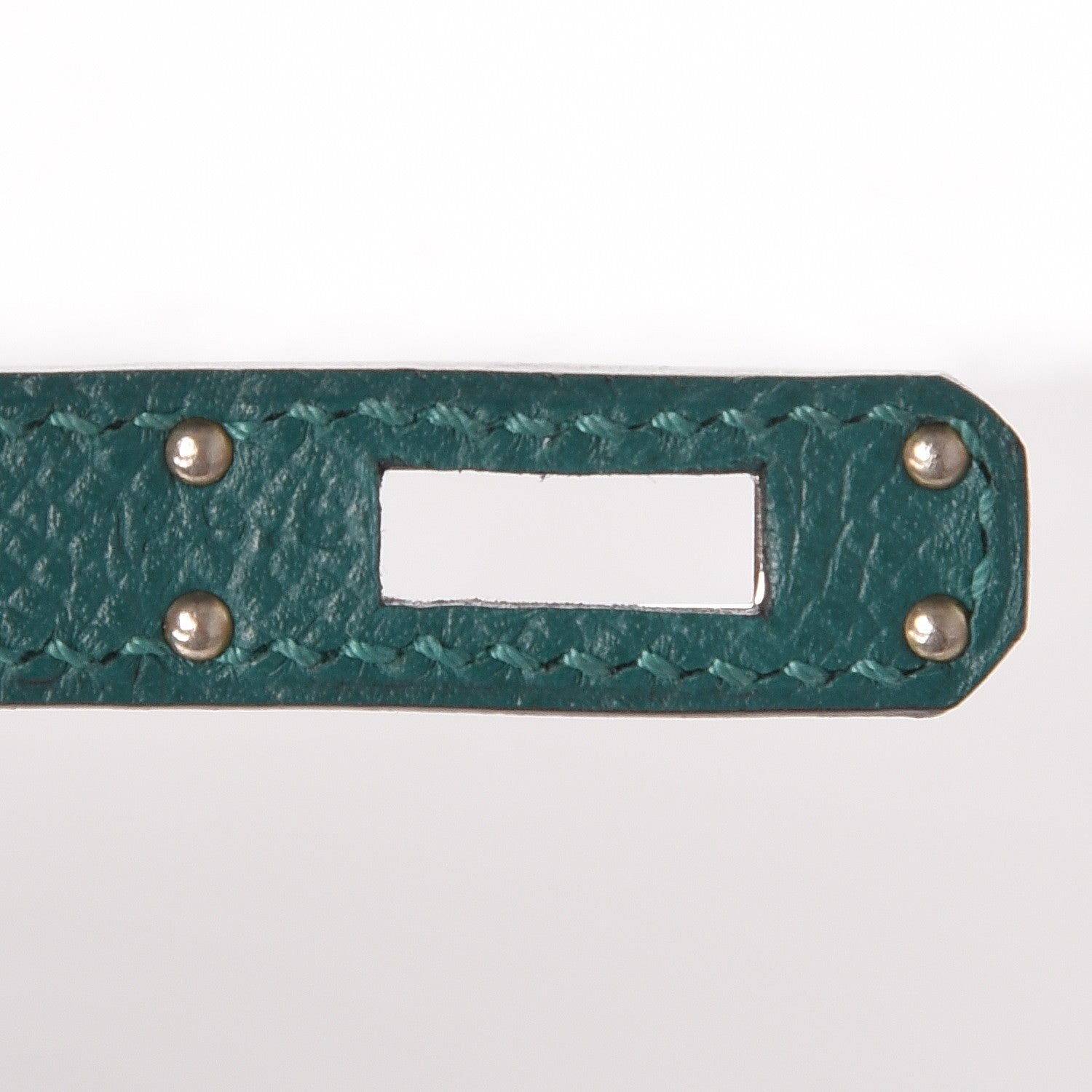 Hermes Epsom Kelly Pochette Clutch Malachite 10 of 24