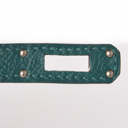 Hermes Epsom Kelly Pochette Clutch Malachite 10 of 24