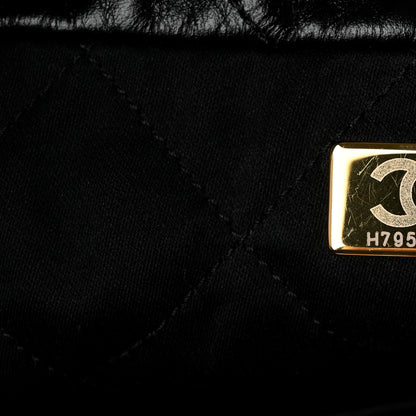 Chanel Shiny Calfskin Quilted Small Chanel 22  Black 8 of 11