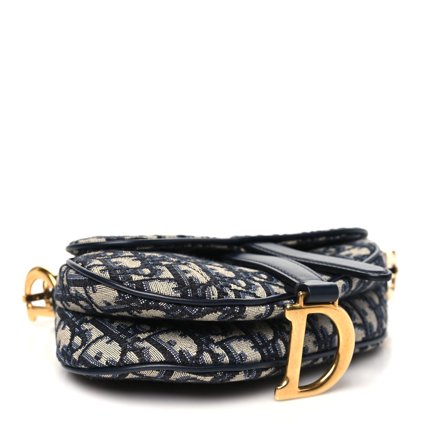 Oblique Mini Saddle Bag Blue