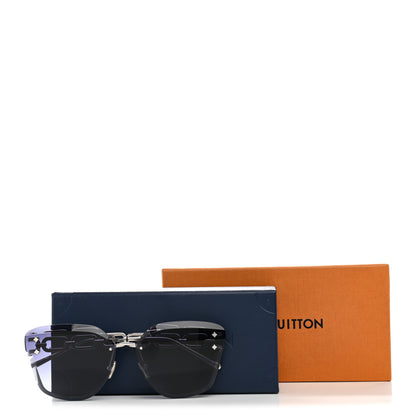 Louis Vuitton Metal LV Jewel Sunglasses Z2142U Silver Grey 7 of 7