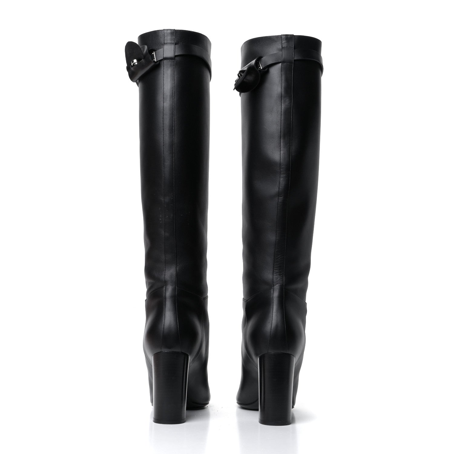 Hermes Heritage Calfskin Story Boots 40 Black 13 of 17