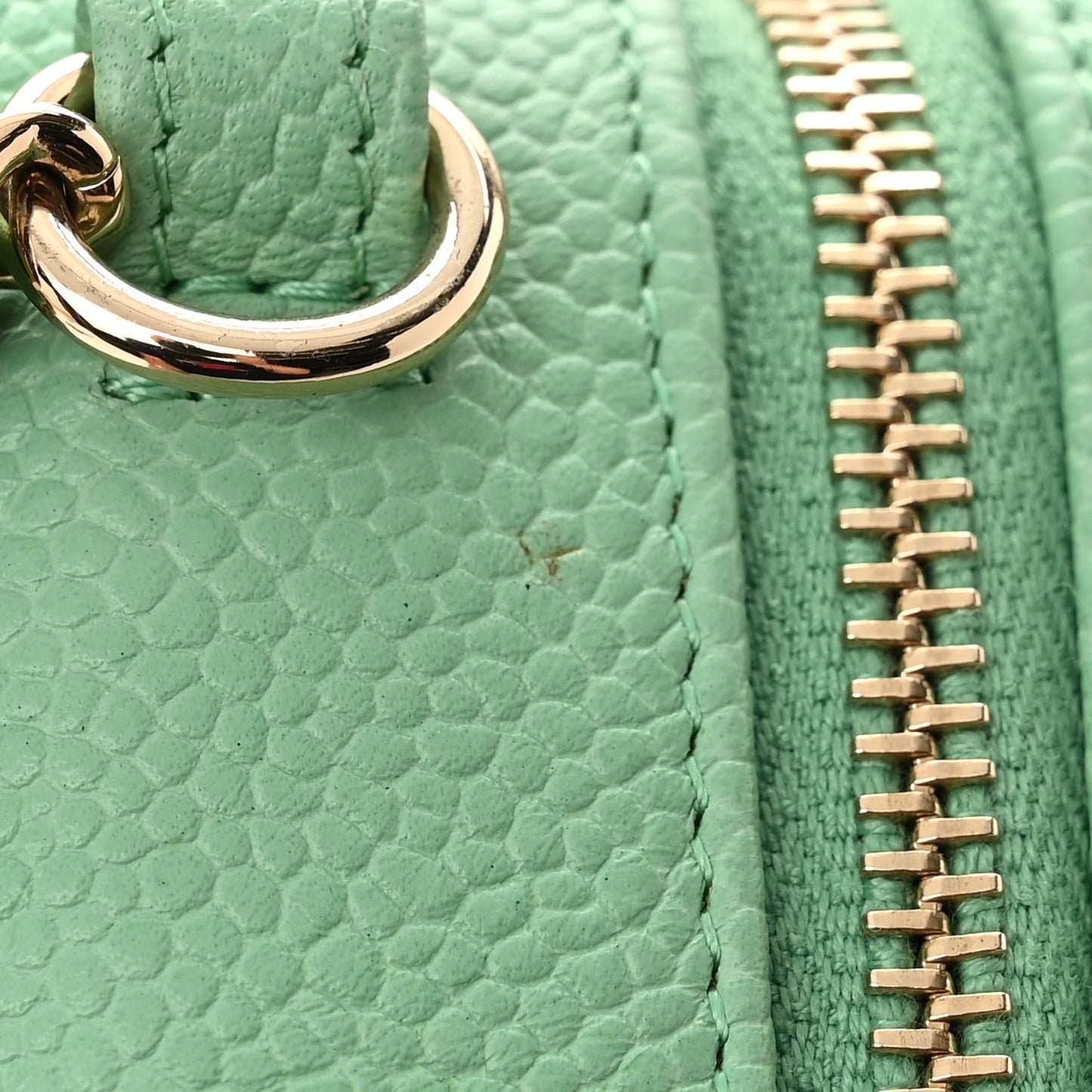 Caviar Quilted Filigree Vanity Clutch With Chain Pink Light Blue Green