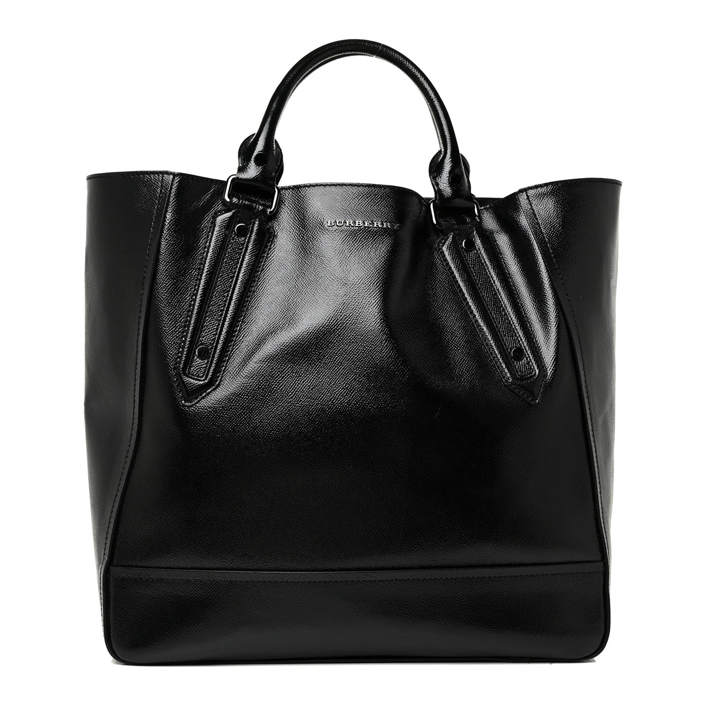 Patent Large Somerford Tote Black