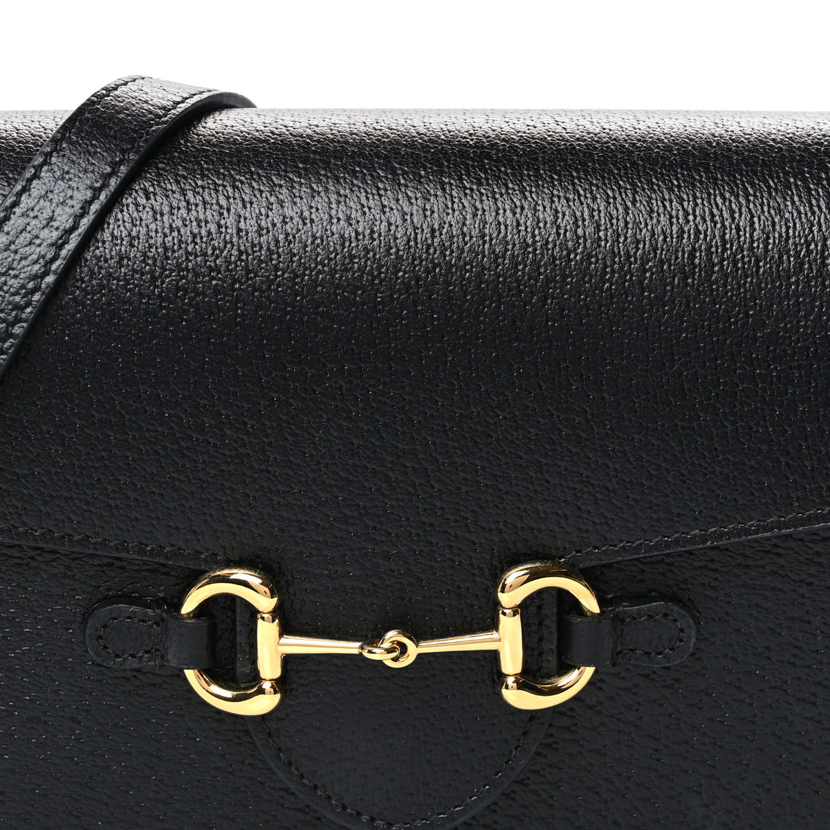 Gucci Calfskin Horsebit 1955 Shoulder Bag Black 8 of 11