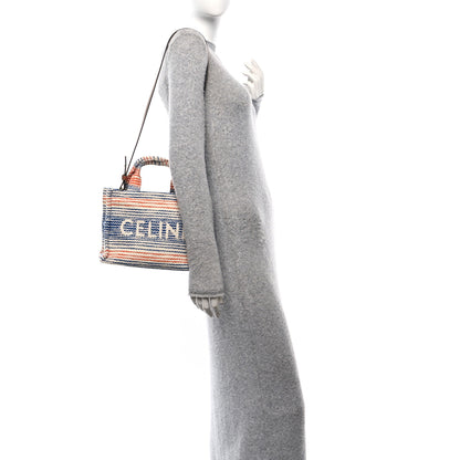 Celine Jacquard Striped Small Cabas Multicolor 2 of 10