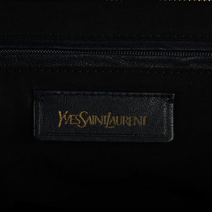 Saint Laurent Sheepskin Medium Cabas ChYc Navy 5 of 8