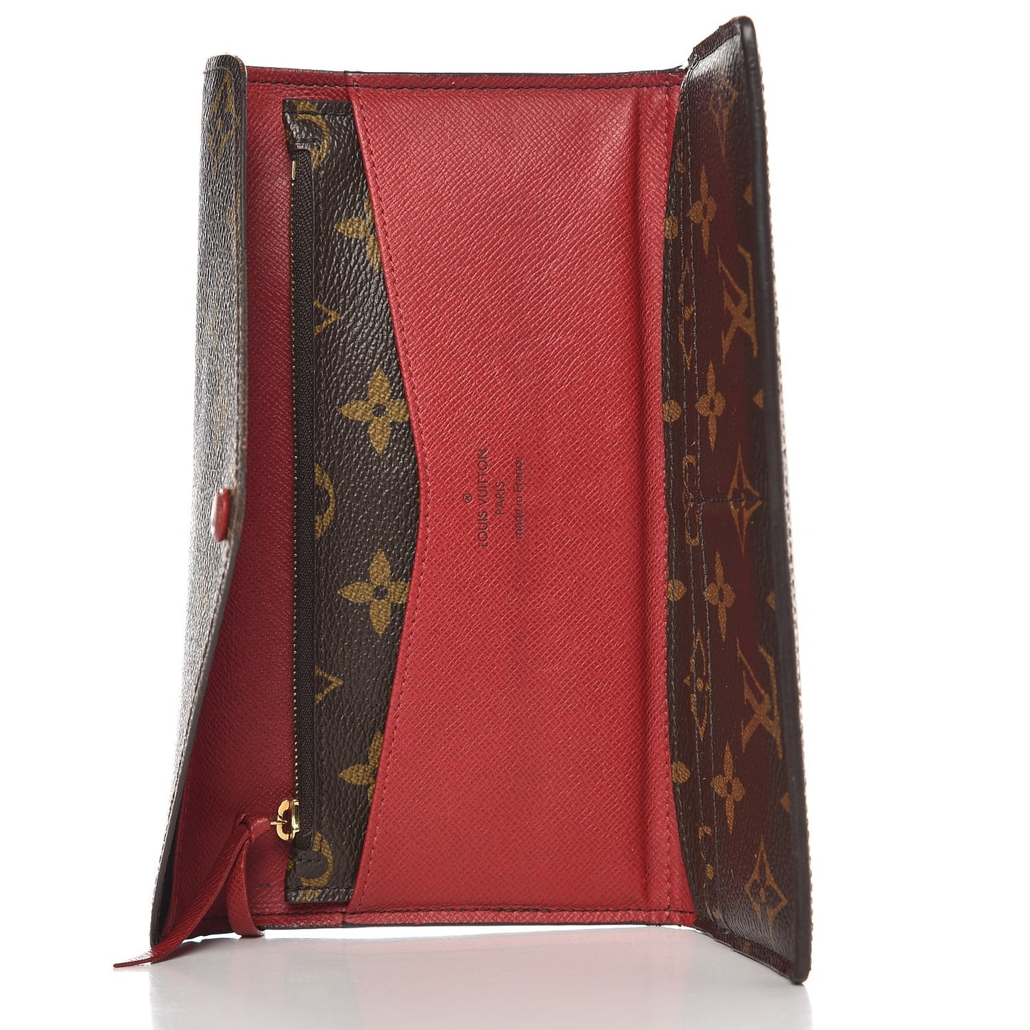 Monogram Josephine Wallet Red